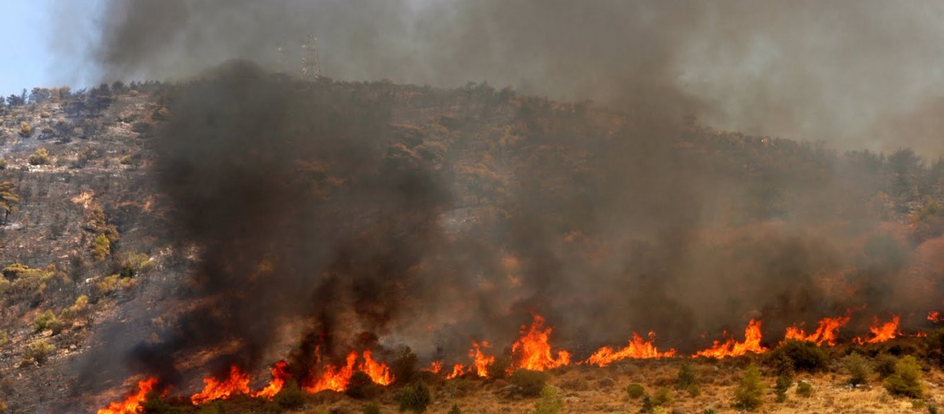 Πυρκαγιά Παραμυθιά Θεσπρωτίας: Δεν απειλούνται σπίτια(φωτό, βίντεο)